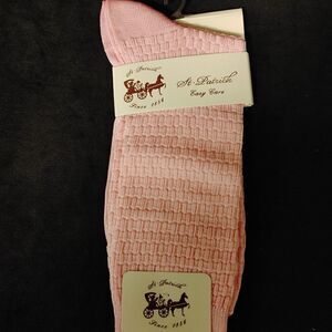 MEN'S ST. PATRICK SILKY DRESS SOCKS FASHION COLORS